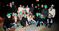 Het personeel van OCMW-rusthuis De Mey van Wachtebeke voerde zaterdagmorgen actie voor meer personeel. Michel Moens