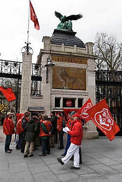 Voor het eerst in het meer dan 160-jarige bestaan van de Antwerpse Zoo werd er gestaakt. Maar lang duurde de staking niet.Walter Saenen<br>
