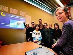 De kinderen van de Taborschool organiseren zelf hun sponsorloop voor Beyond The Moon. Grégoire<br> De Poorter