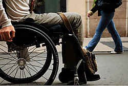 In Brussel belanden zelfs jonge gehandicapten opvallend vaak n een rusthuis. Herman Ricour<br>