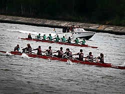 Een leuke sfeer op de studentenregatta in Hasselt.Yorick Jansens<br>