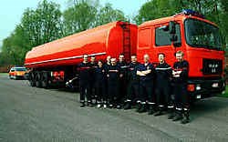 De nieuwe tankwagen, wellicht de grootste in België, heeft een capaciteit van 40.000 liter.Eddy Van Ranst<br>