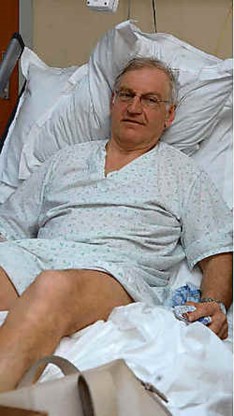 'Wat ik het ergste vind,<br> is dat die chauffeur mij gewoon aan mijn lot heeft overgelaten', zegt brandweerman Ronny Jacques. Michel Vanneuville<br>