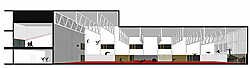 Een simulatie van de toekomstige turnzaal.<br>