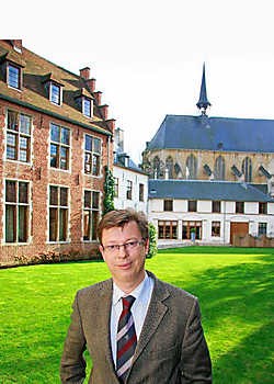 Olivier Van den Storme, van het Klooster Hotel, wil zestig extra kamers inrichten.Johan Van Cutsem<br>