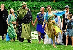 Rare snuiters in het Liedtspark. Aan elk Sprookjesbos werken ruim honderd acteurs mee. David Stockman<br>