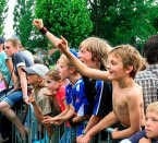 Geroutineerde festivalgangers aan 't Pelterke. if