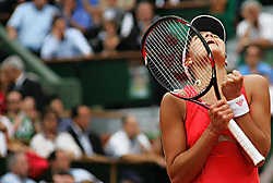 Ana Ivanovic juicht: ze heeft haar finaleticket op zak en wordt meteen ookde nieuwe nummer één in het vrouwentennis.ap<br>