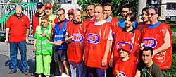 Ook in Deinze werd er gestaakt. Ingezonden foto<br>
