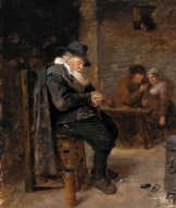 'Oude man in een kroeg'. kmska<br>