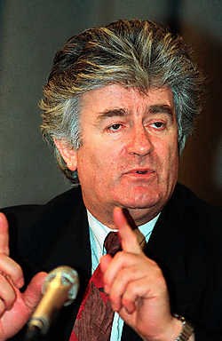 Dat Radovan Karadzic van oorlogsmidaden beschuldigd werd, begreep hij niet. 'Hoe kunnen ze mij als een oorlogsmisdadiger etiketteren? Voor welke misdaad? Voor het beschermen van mijn volk? Wat is daar fout aan?'afp<br>