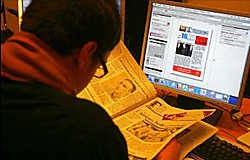Zal de krant de strijd verliezen van het internet?photo news<br>