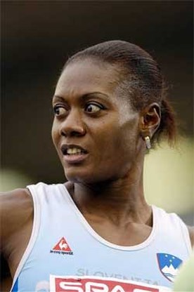 Merlene Ottey grijpt naast achtste Spelen