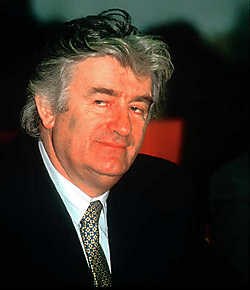 Radovan Karadzic speelde tijdens de Bosnische oorlog meesterlijk de Verenigde Naties uiteen.photo news<br>