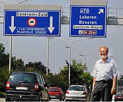 Een betere signalisatie zou al veel verkeer uit de stadskern weghouden, meent Patric Gorrebeeck.<br> Paul De Malsche