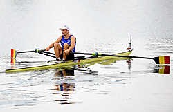 'Ik heb waarschijnlijk de beste race van mijn leven geroeid', zegt Tim Maeyens. 'Als er dan drie beter blijken, moet je dat kunnen aanvaarden.'photo news<br>