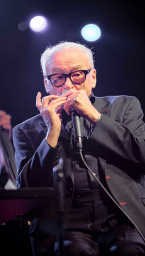 Toots Thielemans: indrukwekkend optreden op Jazz Middelheim.<br> Bruno Bollaert<br>