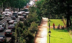 De Kruidtuin langs de Brusselse Kleine Ring. put<br>