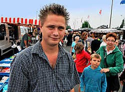 Tom Flo zou zelf met de markt graag terugkeren naar het stadscentrum. Patrick Holderbeke<br>