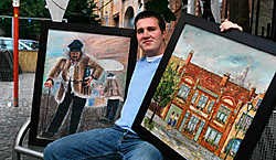 Dankzij de samenwerking met kunstkringen van Ieper, Komen en Wervik zal organisator Koen Couvreur zaterdag en zondag enkele tientallen kunstenaars kunnen begroeten.Bart Vandenbroucke