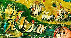 'De tuin der lusten' van Jeroen Bosch (fragment).rr <br>