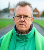 Eddy De Craemer (ACV) werd door de politie even administratief voorgeleid. Stefaan Beel<br>