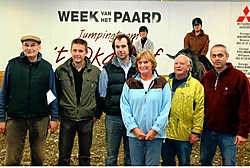 Paul Geeraerts, Frank Van Laecken, Anthony De Smet, Jan Van der Borght, Michel Van Gerwen en Nathalie Geeraerts zijn de drijvende krachten van de Week van het Paard. Yvan De Saedeleer