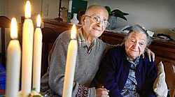 Petrus Lintermans en Jeanne-Alice Tichelaar delen zeventig jaar lief en leed. David Stockman