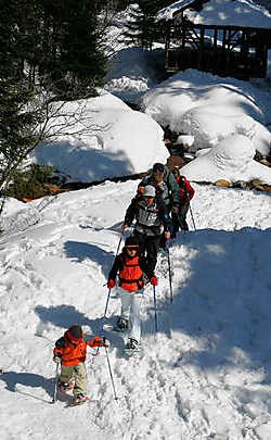 Wandeling op raquettes in Morgins. Chablais Tourisme<br>