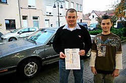 Pieter Goossens is niet van plan de parkeerboete te betalen.<br>Norbert Minne