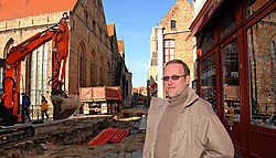 Marc Neyt moet noodgedwongen zijn kantwinkel sluiten. Michel Vanneuville<br>