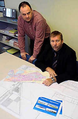 Cool Solutions van Peter Simons en Romuald Lagast bouwen een nieuwe werkplaats op het industrieterrein Plassendale. Peter Maenhoudt<br>