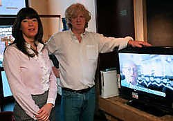 Myriam Vyvey en Werner Rotsaert hebben hun nieuwe dvd voorgesteld. <br>Peter Maenhoudt<br>
