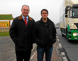 Op de gewestweg N41 wordt binnenkort gewerkt aan de veiligheid én aan de slechte staat van het wegdek. Carol Verstraete<br>