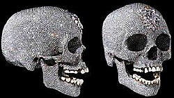 'For the love of God'. Damien Hirst<br>