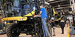 Case New Holland stelt 2.100 mensen te werk. Michel Vanneuville<br>