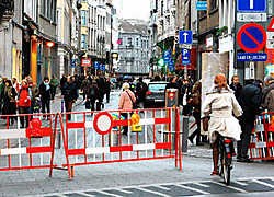 Het experiment om voor een paar weken de auto's uit de Kammenstraat te houden, is een groot succes geworden. Daarover waren alle handelaars het eens.Koen Fasseur<br>