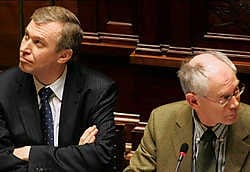 Nu hij de stap gezet heeft, zal Herman Van Rompuy weinig geneigd zijn om na vijf maanden de fakkel al door te geven aan Yves Leterme. photo news<br>