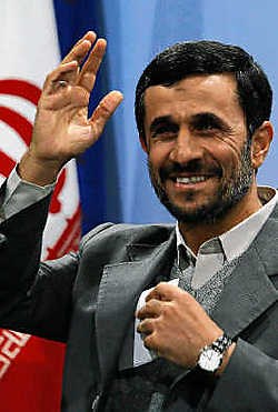 Mahmoud Ahmadinejad, president van Iran. ap<br>