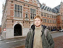 Niels Wynant vind het inschrijvingsgeld niet overdreven hoog. Koen Merens