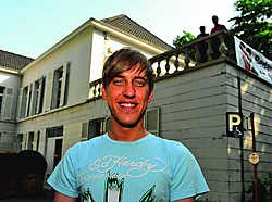 'Ik ga de camera's niet missen. Dat was tof, maar ik ben blij dat ze weer weg zijn. Ik wil gewoon goed werk leveren', zegt Brecht. Patrick Holderbeke