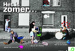 Deze affiche verschijnt straks in heel wat horecazaken en warenhuizen in de binnenstad. Stefaan Beel