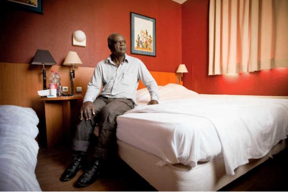 De asielzoekers zijn heel tevreden met de hotelaccommodatie.Jimmy Kets
