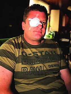 Ronny Smolderen uit Ravels gaat vandaag met een bang hartje naar het Gentse UZ.Louis Verbraeken