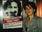 Nathalie Delporte van Q-Music was op de benefiet. wtk