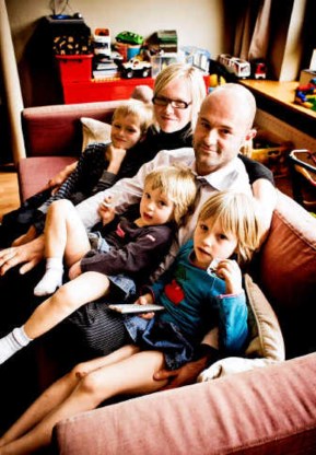 Saskia Sertyn, Stefan Van Haute en hun drie kinderen. 'Hanan Taouil deed haar baan zoals het moest.' Wim Daneels