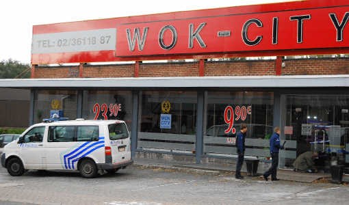 De verzegeling van het restaurant was zondag al verbroken. Jelle Schepers