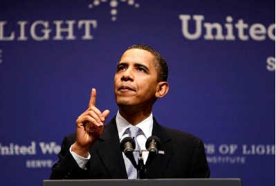 Obama: voegt hij de daad bij het woord?rtr
