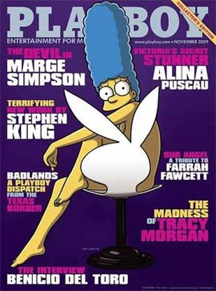 Naaktfoto's Marge staan online