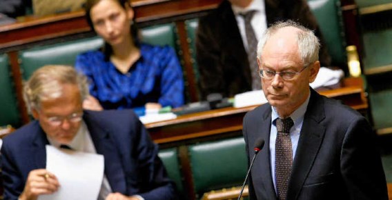 Herman Van Rompuy wil alleen 'president' worden als hij een onbetwiste kandidaat is. blg